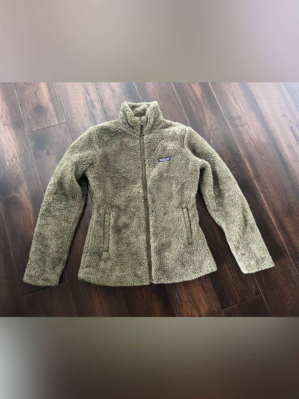 Patagonia Los Gatos Olive Green Fleece Jacket
